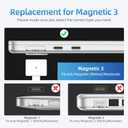 140W USB C to Magnetic 3 Safe Charging Cable(2 M/6.6 ft)for M5/M4/M3/M2/M1 MacBook Pro Air Charger Cord for MacBook Pro (16"/14"2026/2025/2024/2023/2021), Air (15"/13"2026/2025/2024/2023/2022)Blue