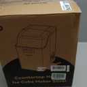 VIVOHOME Nugget Ice Maker Countertop, Pebble Ice Maker Machine with 44lbs/Day, Portable Soft Chewable Ice Maker with Self-Cleaning, Scoop, 10PCs Ice Bags for Home, Kitchen, Camping, RVs