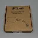 WITTKOP Espejo de bicicleta | Gran campo de visin HD | Giratorio de 360 y plegable | Montaje por encima y por debajo | A prueba de roturas y duradero | Accesorios para bicicleta elctrica, soporte