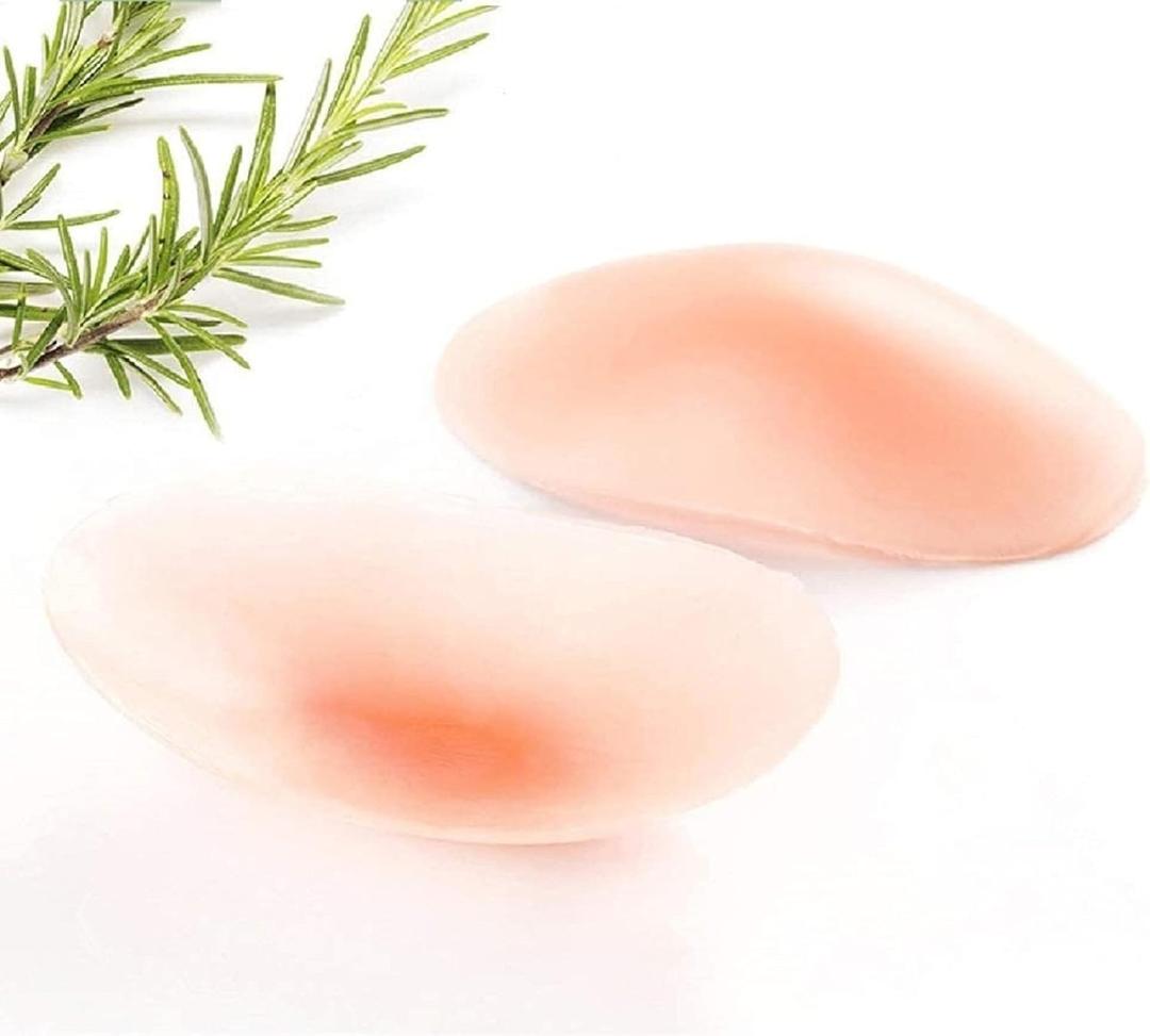 Silicone Shoulder Pads for Womens Clothing, Anti-Slip Shoulder Push-Up Pads Invisible Breathable Shoulder Enhancer Reusable Mothers Day Gift, 1 Pair Skin (Medium)