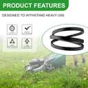 954-04249A Lower Drive Belt for 754-04249, 754-04249A, 954-04249, 954-04249A Drive Belt, Fits MTD, Troy-Bilt Pony Tuffy, Craftsman T100 T110 T1000 LT1500 LT2000 Lawn Mowers,5/8" x 71"