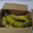 15FT RV Sewer Hose Extension, 24-Mil Heavy Duty TPE Material for Abrasion Resistance and Crush Protection, Camper RV Extension Hose with Pre-Attached Bayonet Fittings, Yellow