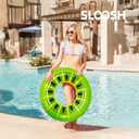 JOYIN Inflatable Swim Tube Raft (3 pack) with Summer Fruits Painting, Pool Toys for Swimming Pool Party Decorations