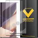 XDesign Tempered Glass For Samsung Galaxy Note 20 Ultra Screen Protector[3 Pcs], Easy installation, 9H hardness Scratch resistant, Fingerprint Compatible with Note 20 Ultra 5G Glass Screen Protector