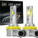 H11 H8 H9 Fog Lights, 20000LM 600% Brighter Wireless H11 Light for Off-Road Use or Fog Light,fanless Plug and Play