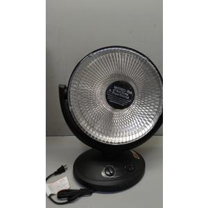 Kismile Oscillating Parabolic Space Heater with Thermostat and Timer, Radiant Dish Heater with Tip-Over and Overheating Protection For Indoor Use, 1000w