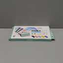 Bluetooth Keyboard and Mouse Combo Rechargeable Portable Wireless Keyboard Mouse Set for Apple iPad iPhone iOS 13 and Above Samsung Tablet Phone Smartphone Android Windows (10 inch Purple)