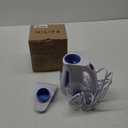 HiLIFE Steamer for Clothes, Portable Handheld Design, 240ml Big Capacity, 700W, Strong Penetrating Steam, Removes Wrinkle, for Home, Office(ONLY FOR 120V) (Blue)