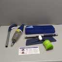 Microfiber Spray Mop for Floors Cleaning: Wet Dry Hardwood Floor Mops with 3 Washable Reusable Pads for Swiffer Powermop - Flat Mop with Sprayer for Tile Wood Laminate Vinyl Marble (Dark Blue)