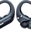 Active Noise Cancelling Ear Buds Wireless Earbuds 90 Hrs Playtime Bluetooth Headphones with Hi-Res Stereo Deep Bass Power Display Earphones with Earhooks Waterproof Transparency Headset for Sports/ Gym
