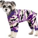 Dog Pajamas for Small Dogs, Camo Winter Dog Onesie, Warm Velvet Puppy Jumpsuit, Doggies Bodysuits, Girl Boy Dog Winter Clothes for Chihuahua, Yorkie, Teacup, Schnauzer, Cold Weather Dog Apparel (XX-Large)