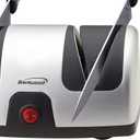 Brentwood TS-1001 2-Stage Electric Knife Sharpener, 9.80in. x 7.20in. x 4.80in.