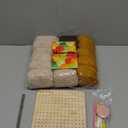 Haorino Crochet Kit for Beginners  Crochet Blanket Kit with a Crochet Blocking Board, Yarns, Tools, Video Tutorials | Granny Square Blanket for Adults| DIY Gift for Craft Lovers