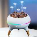 BLOIMP Essential Oil Diffuser 250ML, Jellyfish Diffuser Air Humidifiers Sound Pickup Ultrasonic Aromatherapy Diffuser Remote Control 7 Color Lights for Home Bedroom Office Hotel(White)