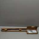 Ivilon Drapery Window Curtain Rod - End Cap Style Design 1 Inch Pole. 28 to 48 Inch Color Warm Gold