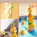 Baby Bath Shower Head Water Toys for Toddlers 1-3, 10PCS Bath Essential Toys Control Water Flow Max Fun in Bathtub for Newborn Babies Toddler Bath Toys 6-12-18 Months, Sprayer Baby Shower Gifts
