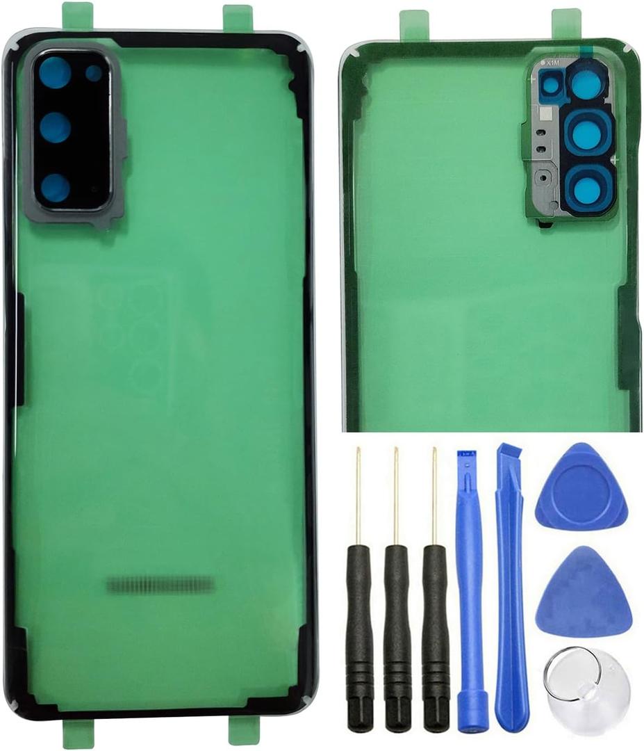 ubrokeifixit Galaxy S20 G981 Rear Back Glass Cover Replacement for Samsung Galaxy S20 G980,S20 5G G981 (S20/G981-Clear)