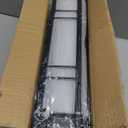 UMDONX Behind The Door Bathroom Shelf Narrow 5Tier, Slim SpaceSaving Storage Shelf, Freestanding Narrow Shelving Unit for Bathroom, Kitchen, Closet and Laundry Room Black