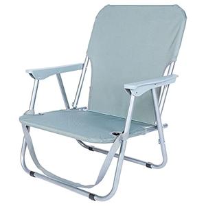 YSSOA Folding Beach Adults, Portable Heavy-Duty Chairs Made of High Strength 600D Oxford Fabric and Steel Frame for Outdoors, Camping, Picnic, BBQ, 1-Pack, Grey (FNCHARCAMP08GV1)