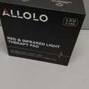 ALLOLO Red Light Therapy for Body, 3 in 1 LEDs Red Light Therapy Belt with Timer Remote Control, 660nm 850nm Infrared Light Therapy Pad for Body Waist Shoulder Knee, 39" x 7.7" Large Area