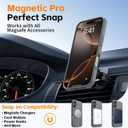 2 x Magnetic for iPhone 17 Case, [Matte Solid Color] [Full Camera Protection] Protective Case for iPhone 17 - Deep Gray