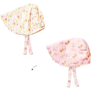 Vivobiniya Baby Girl Sun Hats Toddler Sun Bonnets Newbown Hats UPF50+ UV Protection 0-4Y (0-3 Months, Pink)