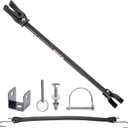 Extreme Max 3006.7191 Universal Adjustable Shock Absorbing Transom Saver with Roller Mount & Trailer Frame Mount - 25" to 30"