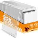 220 Card Sleeves Top Loaders for Cards,Premium Plastic Baseball Card Sleeves,3"x 4"Trading Cards Holder,Sports Baseball Football Game Cards Protectors(110 Hard Sleeve+110 Soft Sleeve)