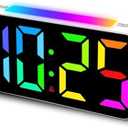 Topski Loud Alarm Clocks for Bedrooms Heavy Sleepers, Digital Bedside Clock with Night Light, Large Display, Dual Alarm, Snooze, Dimmable for Kids Teens Boys Girls