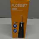 Water Dental Flosser Cordless Oral Irrigator with 300ml 5 Tips 4 Modes USBCharger Portable Travle Irrigation Cleaner IPX7 Electric Irrigador Dental for Teeth Cleaning (Black)