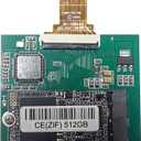 512GB CE ZIF PATA SSD for iPod Classic 6th 7th iPod Video 5Gen 5.5th HDD Replace MK3008GAL MK1634GAL MK8010GAH Solid State Drive (512GB)