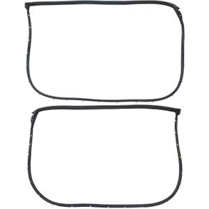 ApplianPar Left and Right Side Front Door Weatherstrip Moulding Seal Rubber for Honda Accord 2008 2009 2010 2011 2012