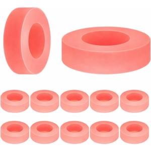 Deekin Ice Hockey Puck Glow in The Dark Pucks Floor Party Pucks Bulk Street Hockey Puck for Adults Outdoor Gifts Practicing & Training (Red)