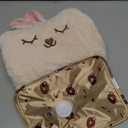 Cute Hot Water Bottle with Soft CoverPortable Rechargeable Electric Hot Water Bag for Menstrual CrampsHot Compress Heating Pad,Plush Bunny Hand WarmerSpring Impressive Gift