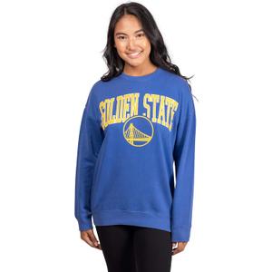 Ultra Game womens Nba Official Extra Soft Fleece Distressed Oversized Pullover Sweatshirt (Medium, Team Color)