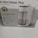 Keurig K-Mini Mate Plus Single-Serve K-Cup Pod Coffee Maker, Compact, 3 Cup Sizes, Brew Over Ice and Strong Button Features, 50 oz Removable Reservoir, Warm Stone
