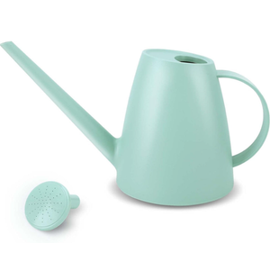 Watering Can for Indoor and Outdoor Plants - Long Spout Water Can for Garden, Flower, House Plants - 1.8L/1/2 Gallon (Green)
