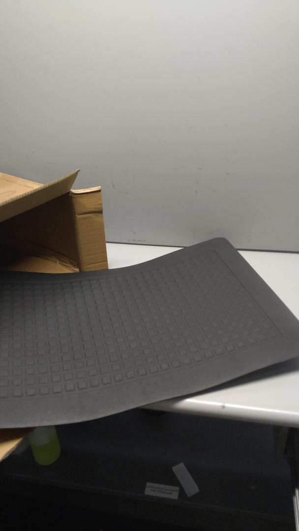 3/4" Rectangular Durable Anti-Fatigue Ergo Comfort Standing Mat, 32x20, Black