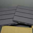 Plastic Interlocking Deck Tiles 36 Pack (36 Sq Ft) - 12"x12" Waterproof Indoor Outdoor Patio Flooring, Snap Together Anti-Slip Decking Tiles for Balcony Porch Poolside Backyard Garage, Dark Grey