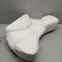 SAHEYER Side Sleeper Pillow with Arm Hole, Upgraded Memory Foam Shoulder Pillow for Neck Pain Relief, Adjustable Multi-Angle Arm Tunnels Support for Adults Pressure-Free Sleep (Black)