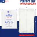 GauzeCare Sterile Abdominal- ABD Combine Pads| 24-Pack, 8x10 Inches| Extra Absorbent & Thick, Individually Wrapped Wound Dressing, First Aid Pads| Surgical-Grade, Nonstick- for Heavy Leakage, Post Op