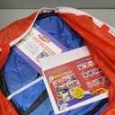 Playz 4pc Pop Up Play Tent and Tunnel Bundle for Toddlers and Kids - Indoor & Outdoor Playhouse with Storage Bag, Red & Blue