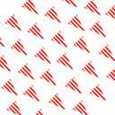 Piokio 100ft Red and White Striped Pennant Banner, Carnival Circus Theme Party Decorations Supplies, String Triangle Bunting Flags for Birthday Party, Festival Celebration, Events Classroom Decor (12x18 Inch(48 pcs))