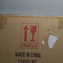 Oval Bathroom Mirror Wall Mounted Large Decorative Wall Mirror for Living Room, Bedroom, or Entryway – Vintage Sunburst Design with Beveled Detailing – Wavy Frame Vanity Mirror (White)