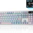 EPOMAKER TH108 V2 PRO Full Size Mechanical Keyboard with Screen&Knob