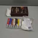 Leather Repair Kit for Furniture, Couch, Sofa, Jacket, Car Seats and Purse, Restores Faux, Artificial, Genuine Pleather and Any Material, with Super Easy to Follow Instructions to Match Any Color