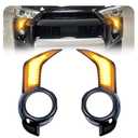 BreTrewri Daytime Running Fog Lights Fit For 2014-2024 Toyota 4Runner Led fog lamps Turn Signal Lights Assembly (14 DRL)