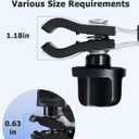 OATSBASF Umbrella Mount for Stroller, Adjustable Angle Golf Push Cart Umbrella Holder, Baby Stroller Umbrella Attachment, Suitable for Strollers, Bicycles, Wheelchairs,Golf Cart