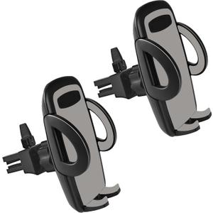 Ailun Car Phone Mount Air Vent Cellphone Holder Cradle 2Pack Universal for iPhone 15/14/13/12/11/11 Pro/11 Pro Max/X Xs XR Xs Max and More Smartphones Black