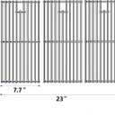 17/17.5 Inch Stainless Steel Cooking Grates for Charbroil Commercial Infrared 463355220 463242516, Cooking Grids for Weber Spirit E/S-310, 320, 330 Replacement Parts